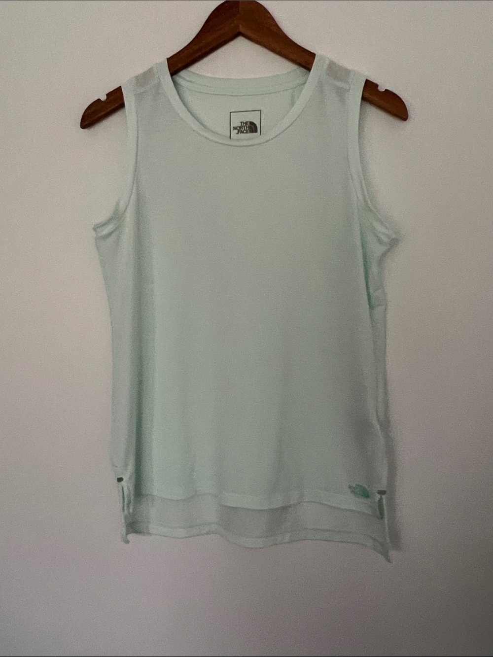 The North Face Women's Flex Tank in the colorway Opal Frost (mint green)